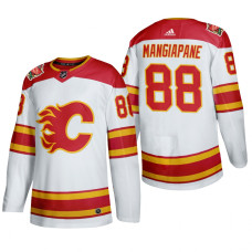 Calgary Flames #88 Andrew Mangiapane Authentic 2019 Heritage Classic White Jersey