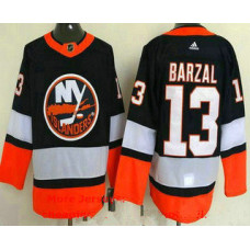 new york islanders #13 mathew barzal navy 2021 reverse retro authentic jersey