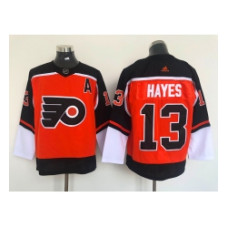 Philadelphia Flyers #13 Kevin Hayes Orange 2021 Reverse Retro Authentic Jersey