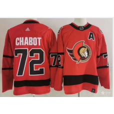 Ottawa Senators #72 Thomas Chabot Red 2020-21 Reverse Retro Alternate Jersey