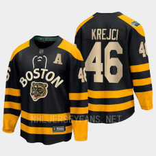 David Krejci Boston Bruins 2023 Winter Classic Breakaway Black Jersey