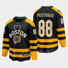 David Pastrnak Boston Bruins 2023 Winter Classic Breakaway Black Jersey