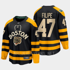 Matt Filipe Boston Bruins 2023 Winter Classic Breakaway Black Jersey