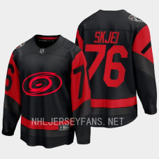 Brady Skjei #76 Carolina Hurricanes 2023 NHL Stadium Series Breakaway Player Black Jersey