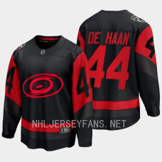 Calvin de Haan #44 Carolina Hurricanes 2023 NHL Stadium Series Breakaway Player Black Jersey