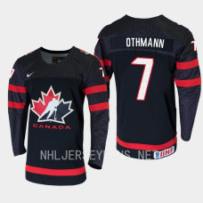 Brennan Othmann 2023 IIHF World Junior Champions Canada Jersey Black #7 Uniform