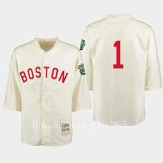 Jeremy Swayman Boston Bruins 2023 Winter Classic Cream #1 Jersey Throwback Baseball