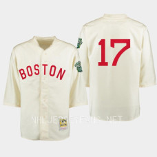 Nick Foligno Boston Bruins 2023 Winter Classic Cream #17 Jersey Throwback Baseball