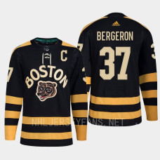 Patrice Bergeron 2023 Winter Classic Boston Bruins Black Jersey Primegreen #37