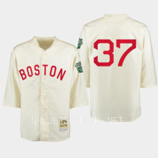 Patrice Bergeron Boston Bruins 2023 Winter Classic Cream #37 Jersey Throwback Baseball