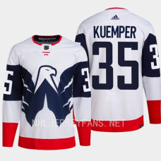 Darcy Kuemper 2023 NHL Stadium Series Primegreen Authentic Washington Capitals White #35 Jersey