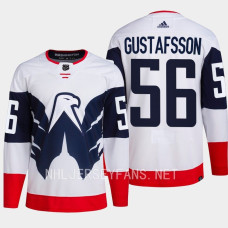 Erik Gustafsson 2023 NHL Stadium Series Primegreen Authentic Washington Capitals White #56 Jersey