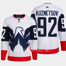 Evgeny Kuznetsov 2023 NHL Stadium Series Primegreen Authentic Washington Capitals White #92 Jersey