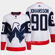 Marcus Johansson 2023 NHL Stadium Series Primegreen Authentic Washington Capitals White #90 Jersey