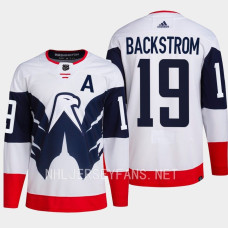 Nicklas Backstrom 2023 NHL Stadium Series Primegreen Authentic Washington Capitals White #19 Jersey