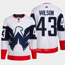 Tom Wilson 2023 NHL Stadium Series Primegreen Authentic Washington Capitals White #43 Jersey