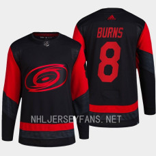 Carolina Hurricanes 2023 NHL Stadium Series Brent Burns Black Primegreen Authentic Jersey Men's