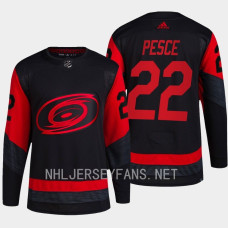 Carolina Hurricanes 2023 NHL Stadium Series Brett Pesce Black Primegreen Authentic Jersey Men's