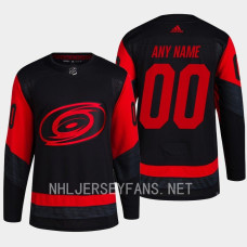 Carolina Hurricanes 2023 NHL Stadium Series Custom Black Primegreen Authentic Jersey Men's