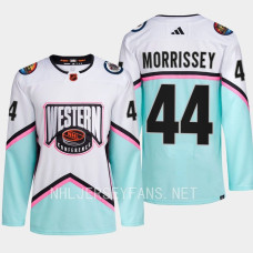 Josh Morrissey 2023 NHL All-Star Western Conference Winnipeg Jets White Authentic #44 Jersey