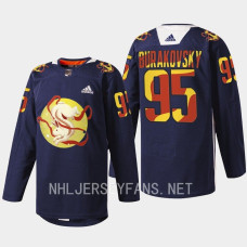 Seattle Kraken 2023 Lunar New Year Andre Burakovsky Navy Jade Rabbit Jersey