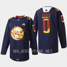 Seattle Kraken 2023 Lunar New Year Buoy Navy Jade Rabbit Jersey