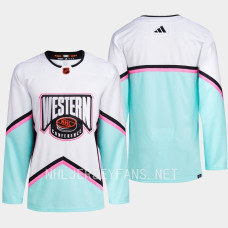 NHL 2023 All-Star Game Western Conference White Authentic Jersey Men's