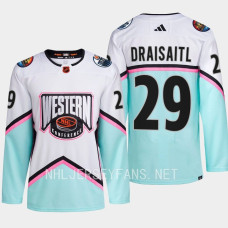 Leon Draisaitl 2023 NHL All-Star Western Conference Edmonton Oilers White Authentic #29 Jersey