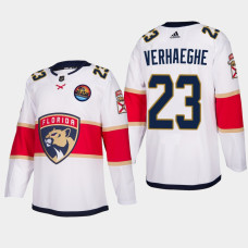 Florida Panthers #23 Carter Verhaeghe 2023 All-Star Patch Away Authentic White Jersey