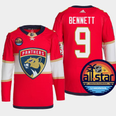 Sam Bennett #9 Florida Panthers Red Jersey 2023 NHL All-Star Authentic Pro