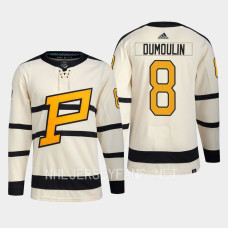 Brian Dumoulin #8 Pittsburgh Penguins Cream Jersey 2023 Winter Classic Primegreen