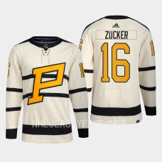 Jason Zucker #16 Pittsburgh Penguins Cream Jersey 2023 Winter Classic Primegreen