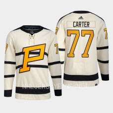 Pittsburgh Penguins 2023 Winter Classic Jeff Carter Cream Primegreen Jersey Men's