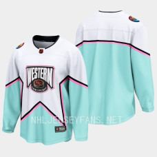 NHL Western Conference 2023 All-Star Game White # Jersey Breakaway