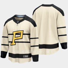 Pittsburgh Penguins Blank 2023 Winter Classic Cream # Jersey Breakaway