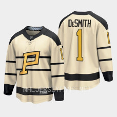 Pittsburgh Penguins Casey DeSmith 2023 Winter Classic Cream #1 Jersey Player