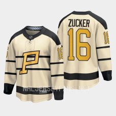 Pittsburgh Penguins Jason Zucker 2023 Winter Classic Cream #16 Jersey Player