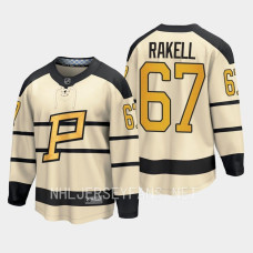 Pittsburgh Penguins Rickard Rakell 2023 Winter Classic Cream #67 Jersey Player