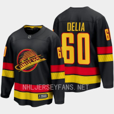 Vancouver Canucks Collin Delia 2023-24 Alternate Black #60 Jersey Breakaway Player