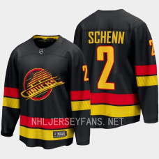 Vancouver Canucks Luke Schenn 2023-24 Alternate Black #2 Jersey Breakaway Player