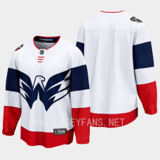 Washington Capitals 2023 NHL Stadium Series White # Jersey Breakaway Player