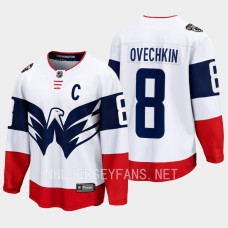 Washington Capitals Alexander Ovechkin 2023 NHL Stadium Series White #8 Jersey Breakaway Player