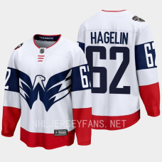 Carl Hagelin Washington Capitals 2023 NHL Stadium Series Breakaway Player White Jersey