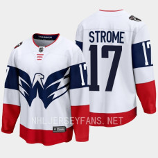 Dylan Strome Washington Capitals 2023 NHL Stadium Series Breakaway Player White Jersey