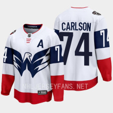 John Carlson Washington Capitals 2023 NHL Stadium Series Breakaway Player White Jersey