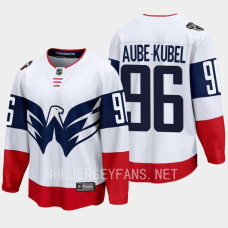 Nicolas Aube-Kubel Washington Capitals 2023 NHL Stadium Series Breakaway Player White Jersey