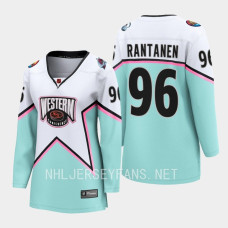 Colorado Avalanche Mikko Rantanen #96 White 2023 NHL All-Star Western Conference Jersey Women