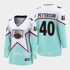 Vancouver Canucks Elias Pettersson #40 White 2023 NHL All-Star Western Conference Jersey Women