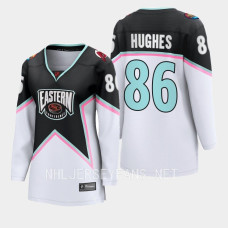 New Jersey Devils Jack Hughes #86 Black 2023 NHL All-Star Eastern Conference Jersey Women