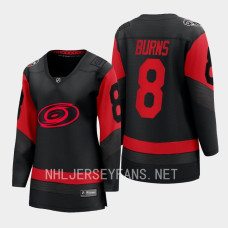 Brent Burns Carolina Hurricanes 2023 NHL Stadium Series Women Breakaway Player Jersey Black